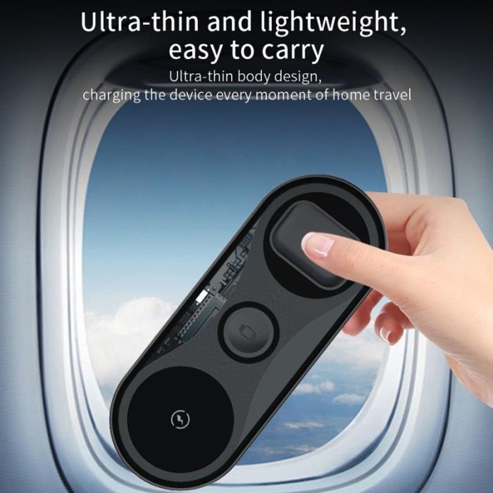 OEM - X399 15W Snabbladdare 3-i-1 Trådlös Laddare för Mobil, Klocka, Hörlurar