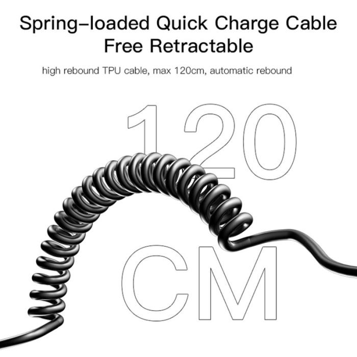 OEM - YESIDO Y58 Snabbladdare med digital display och Lightning/Type-C kabel 60W