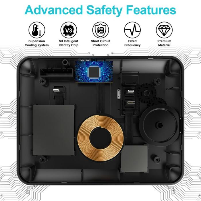 OEM - 15W 4 i 1 Trådlös laddare Dockningsstation för iPhone, Apple Watch, AirPods