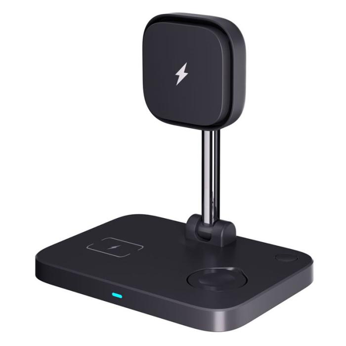 OEM - Magnetisk trådlös laddare för iPhone/AirPods/Apple Watch med kylfläkt