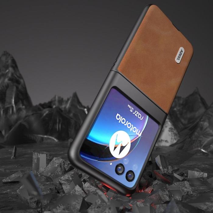 ABEEL - ABEEL Bump Proof Fodral Motorola Razr 40 Ultra 5G Brun