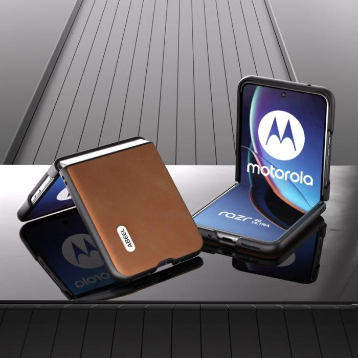 ABEEL - ABEEL Bump Proof Fodral Motorola Razr 40 Ultra 5G Brun