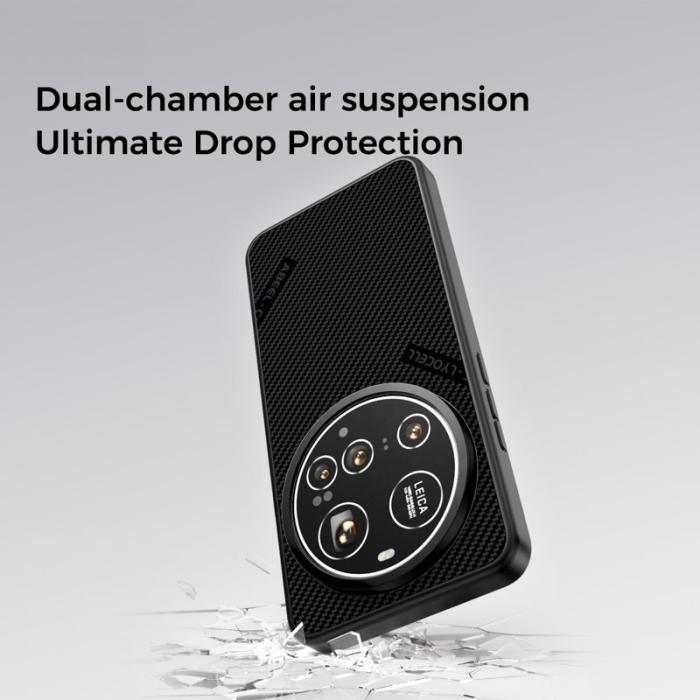 ABEEL - ABEEL CF-Lyocell Series Xiaomi 15 Ultra Skal MagSafe Svart