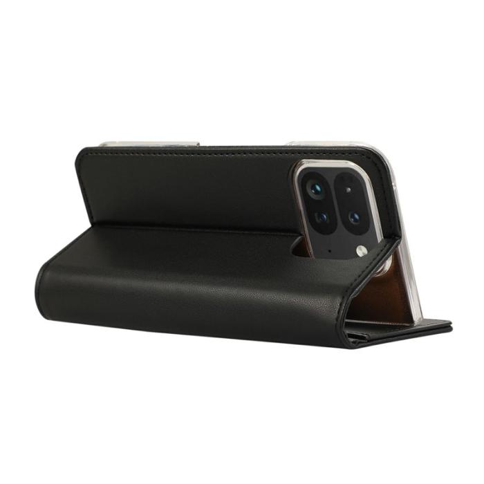 ABEEL - ABEEL Google Pixel 10 Pro Fodral RFID Blocker Läder Svart