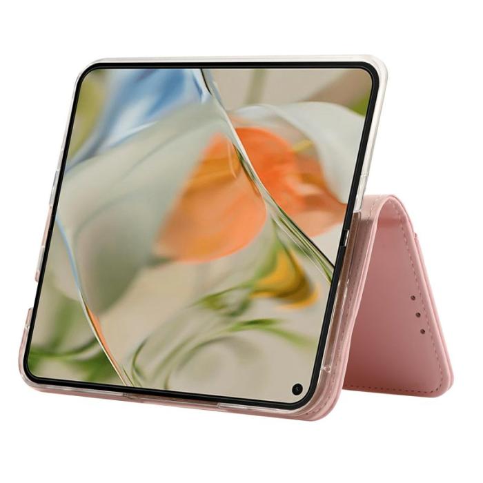 ABEEL - ABEEL Google Pixel 10 Pro Fodral RFID Blockering Läder - Rosa