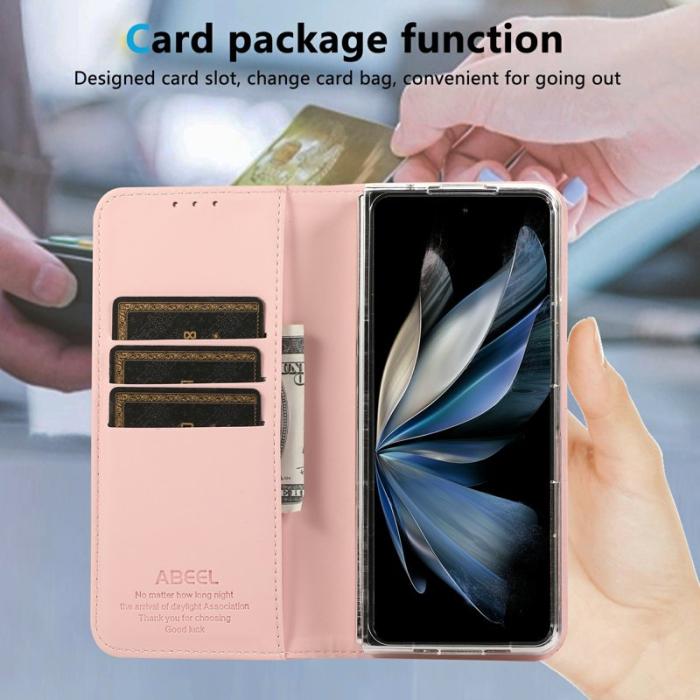 ABEEL - ABEEL Google Pixel 10 Pro Fodral RFID Blockering Läder - Rosa