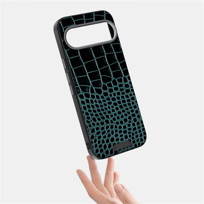 ABEEL - ABEEL Google Pixel 10 Pro XL Skal MagSafe Krokodil Textur Kaffe