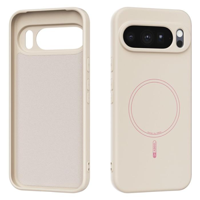 ABEEL - ABEEL Google Pixel 10 Pro XL Skal MagSafe Liquid Silicone Beige