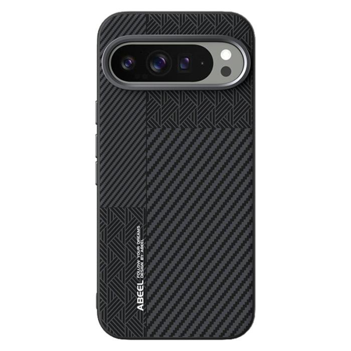 ABEEL - ABEEL Google Pixel 10 Pro XL Skal PC TPU Aluminium Läder - Textur 1