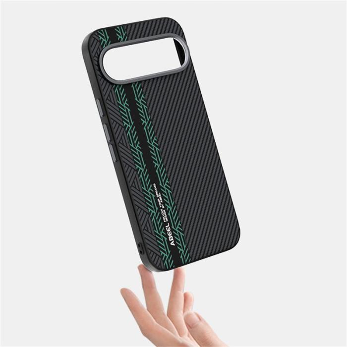 ABEEL - ABEEL Google Pixel 10 Pro XL Skal PC TPU Aluminium Läder - Textur 2