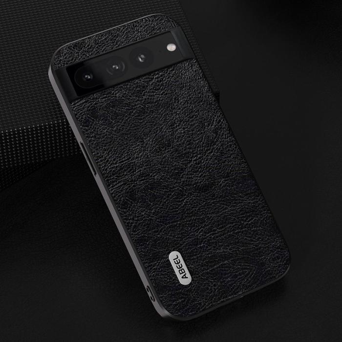 ABEEL - ABEEL Google Pixel 8 Pro Mobilskal Shockproof Litchi Textur Svart