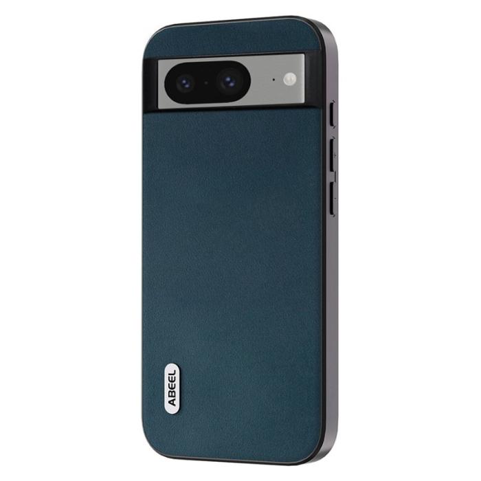 ABEEL - ABEEL Google Pixel 8 Mobilskal Nappa Textur Äkta Läder Grön