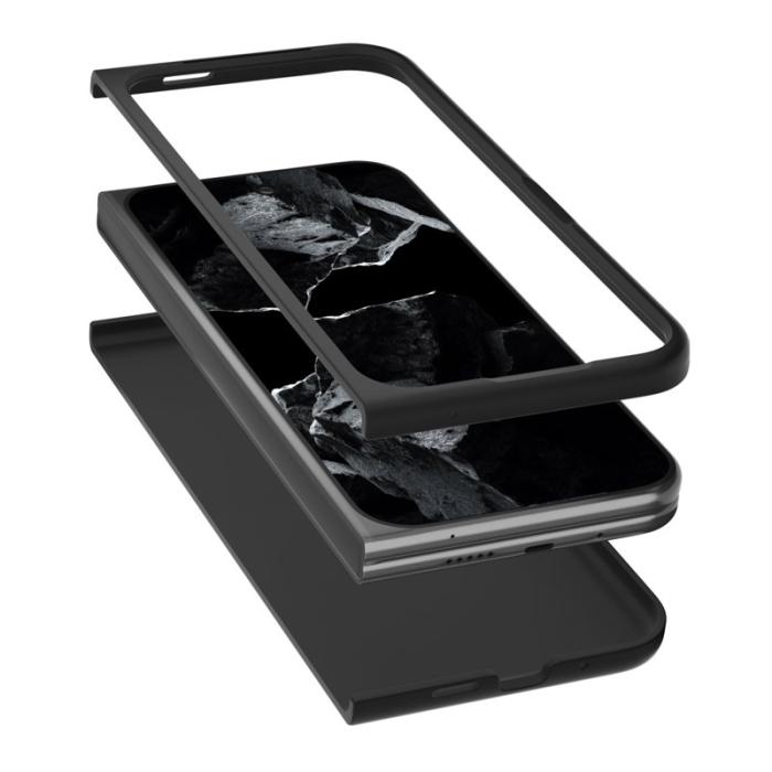 ABEEL - ABEEL Google Pixel 9 Pro Plånboksfodral Äkta Läder Blå