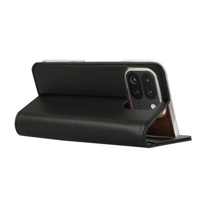 ABEEL - ABEEL Google Pixel 9 Pro Fodral RFID Blocker Läder Svart