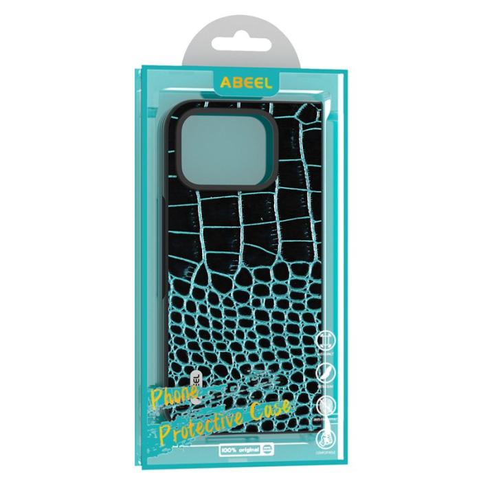 ABEEL - ABEEL Google Pixel 9 Pro Fold 5G Skal Äkta Läder Röd