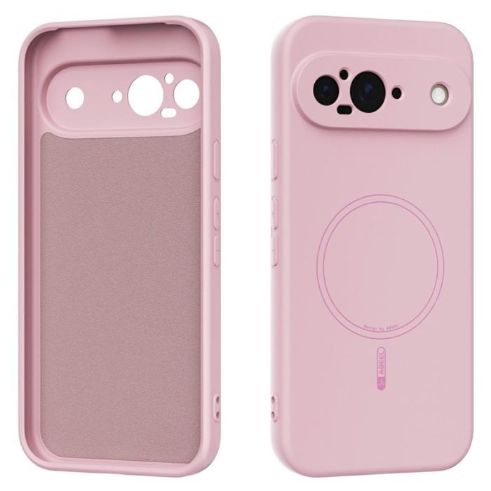 ABEEL - ABEEL Google Pixel 9 Pro Skal MagSafe Kompatibel Rosa