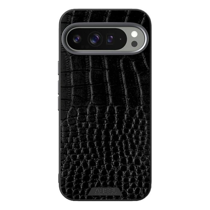 ABEEL - ABEEL Google Pixel 9 Pro XL Skal MagSafe Krokodiltextur Svart