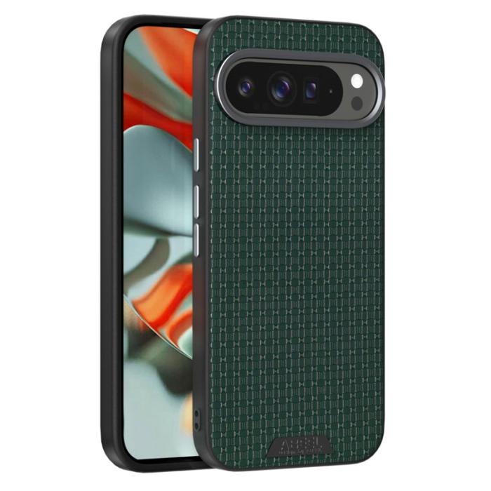 ABEEL - ABEEL Google Pixel 9 Pro XL Skal MagSafe Texturerad Grön