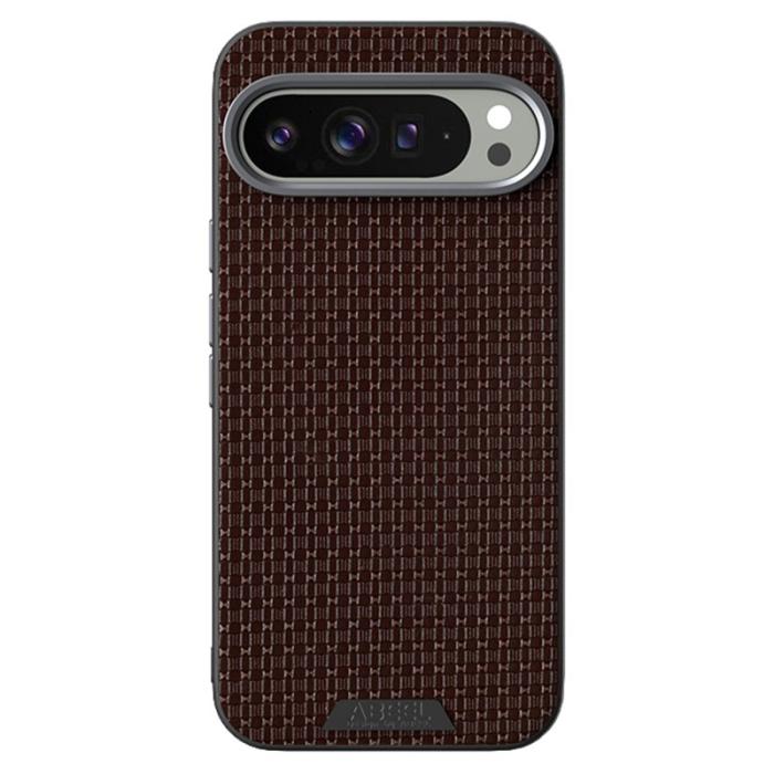 ABEEL - ABEEL Google Pixel 9 Pro XL Skal MagSafe Texturerad Kaffe