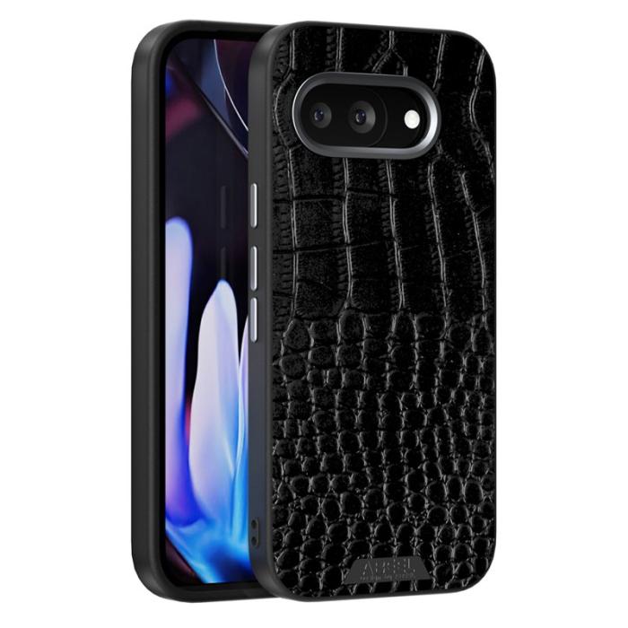 ABEEL - ABEEL Google Pixel 9a Skal MagSafe Kompatibel Krokodil Svart