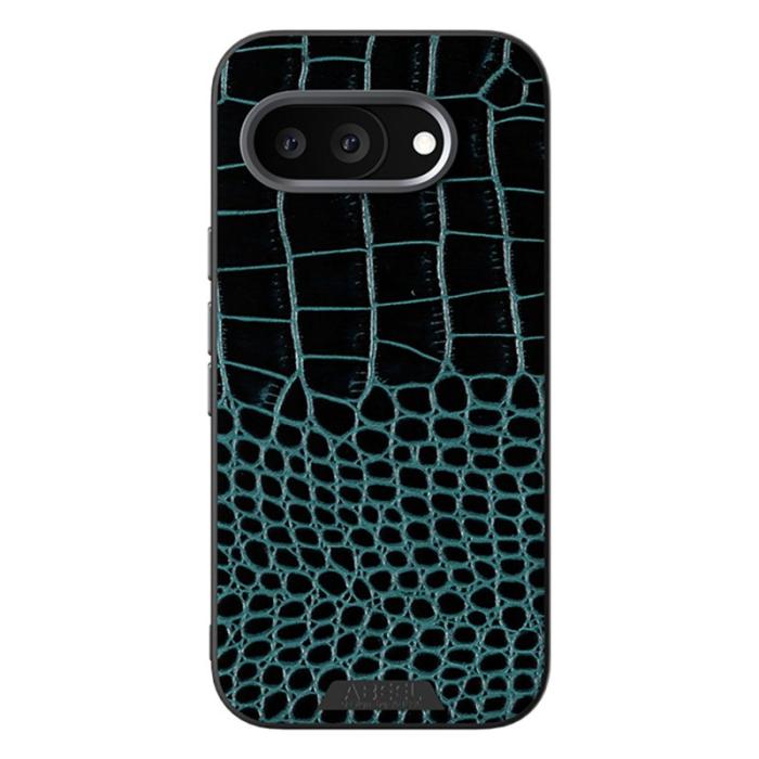 ABEEL - ABEEL Google Pixel 9a Skal MagSafe Krokodiltextur Grön