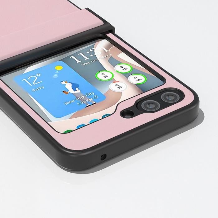 ABEEL - ABEEL Hinge Design Fodral för Samsung Galaxy Z Flip5 5G - Rosa