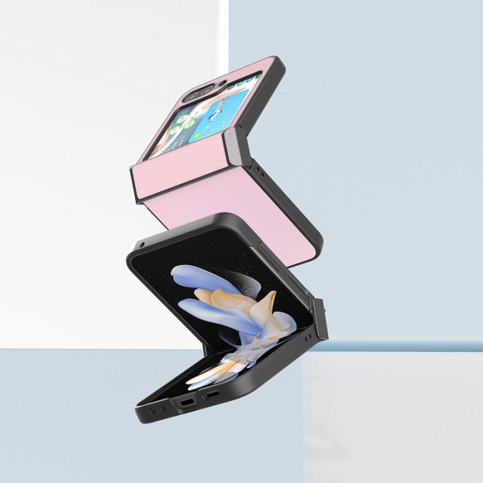 ABEEL - ABEEL Hinge Design Fodral för Samsung Galaxy Z Flip5 5G - Rosa