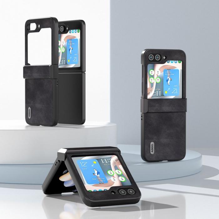 ABEEL - ABEEL Hinge Design Fodral för Samsung Galaxy Z Flip5 5G - Svart