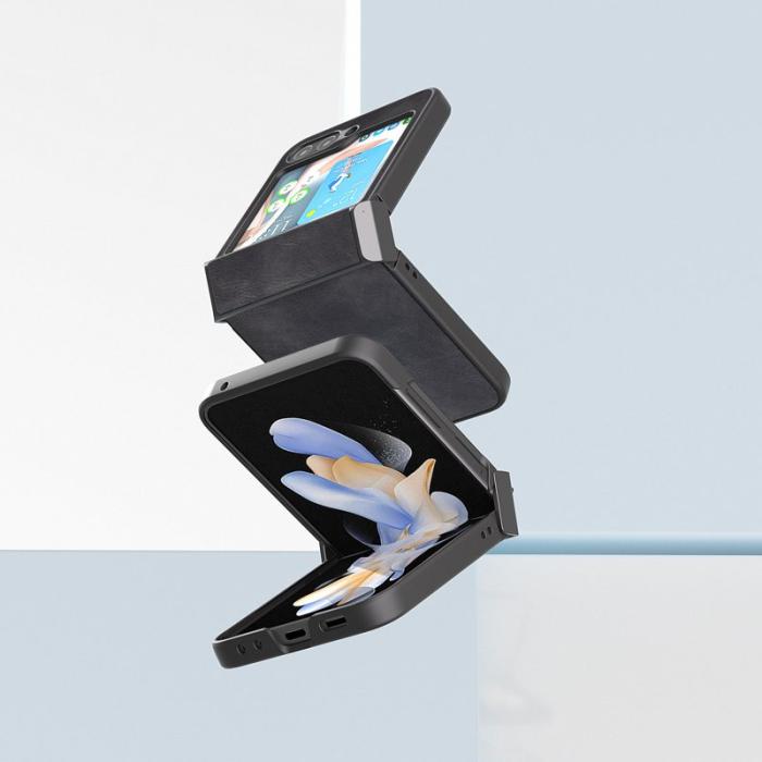 ABEEL - ABEEL Hinge Design Fodral för Samsung Galaxy Z Flip5 5G - Svart