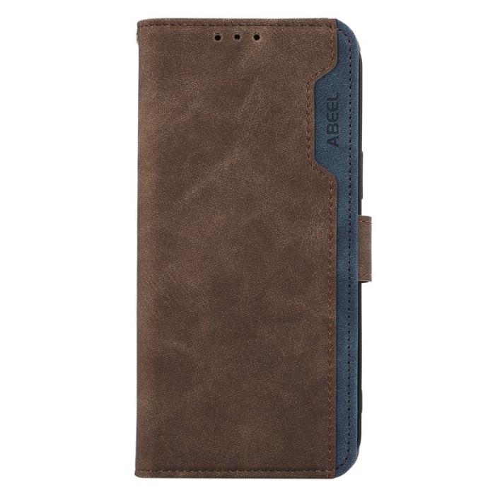 ABEEL - ABEEL iPhone 13 Pro Max Fodral med RFID Skydd - Brun