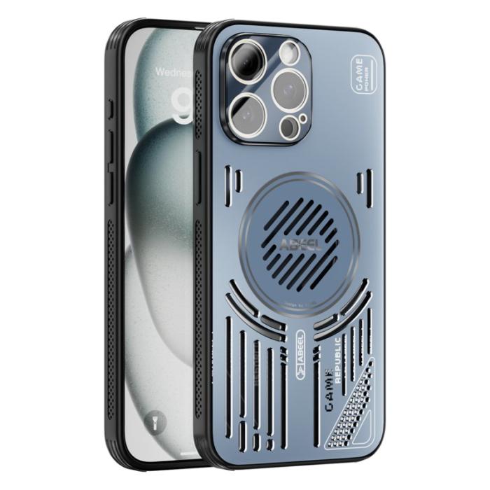 ABEEL - ABEEL iPhone 13 Pro Max Skal Aluminium + PC + TPU - Blå