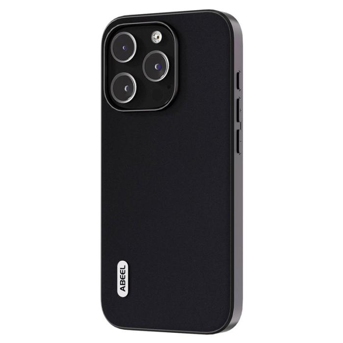 ABEEL - ABEEL iPhone 14 Pro Max Skal i Läder - Svart