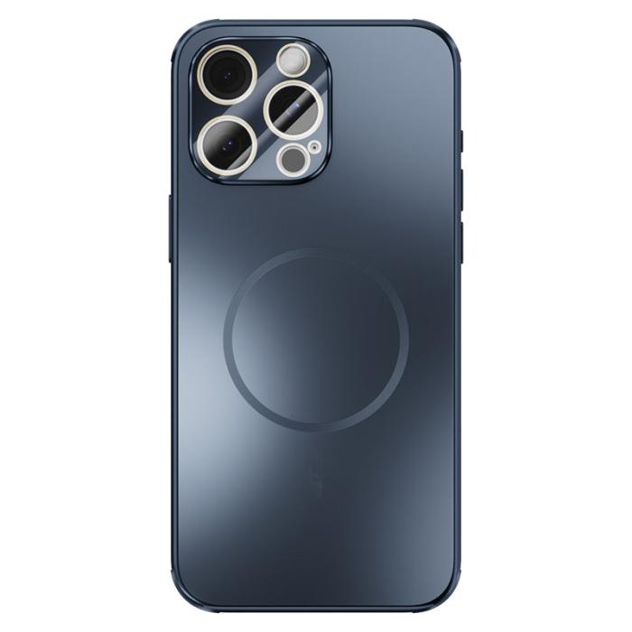 ABEEL - ABEEL iPhone 14 Pro Max Skal Magnetisk TPU PC Kylning Blå