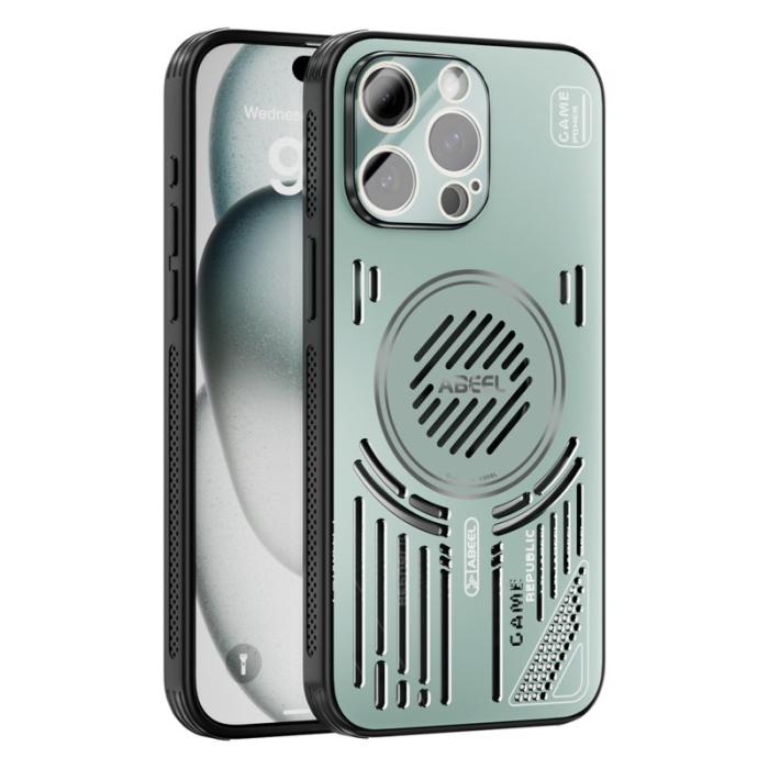 ABEEL - ABEEL iPhone 14 Pro Skal Aluminium + PC + TPU - Ljusgrön