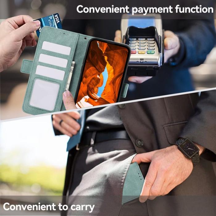 ABEEL - ABEEL iPhone 14 Pro Wallet Case RFID Skydd Baby Blue