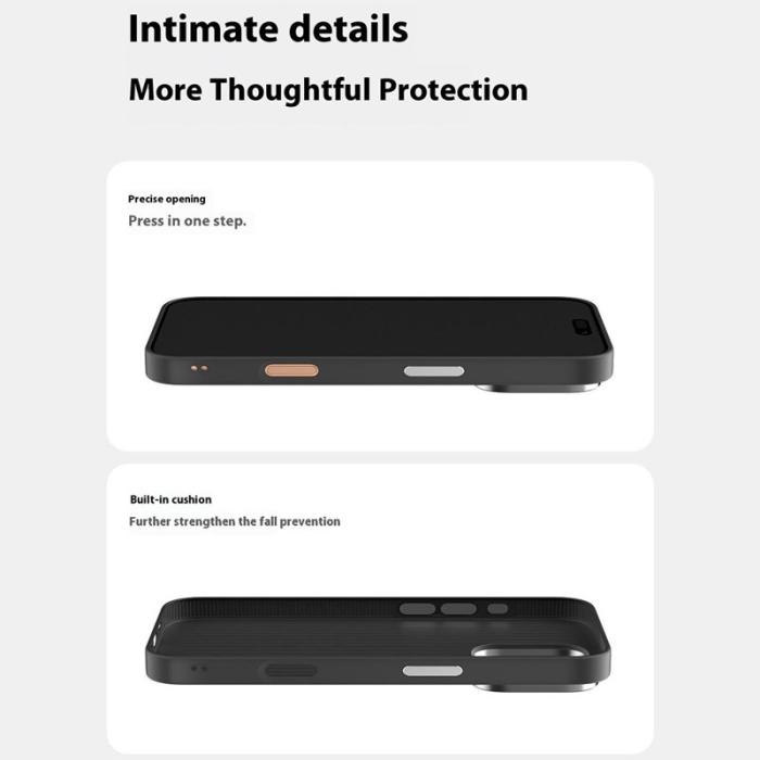 ABEEL - ABEEL iPhone 14 Skal MagSafe Kolfiber Svart/Silver