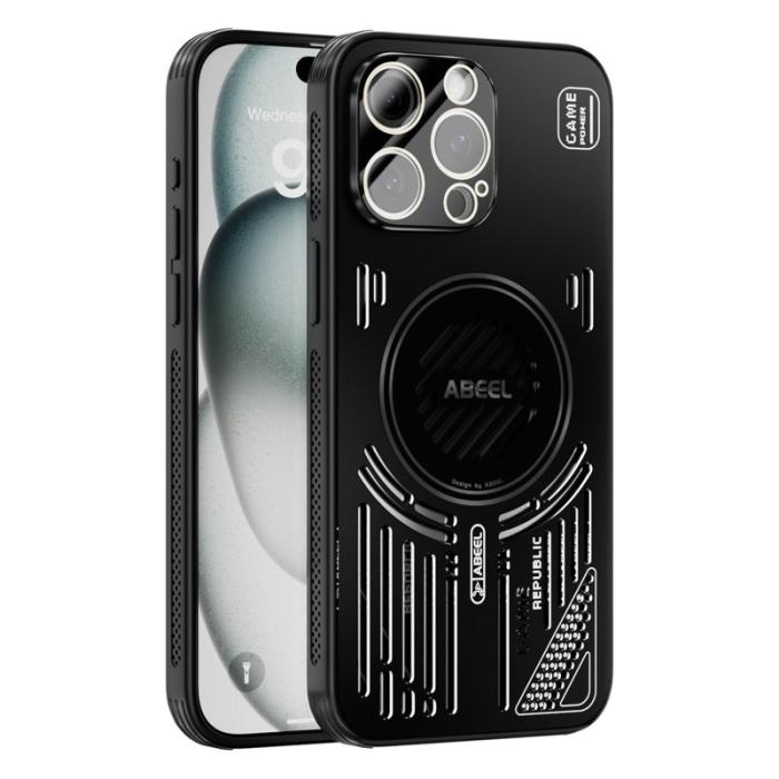 ABEEL - ABEEL iPhone 15 Pro Skal Aluminium + PC + TPU - Svart