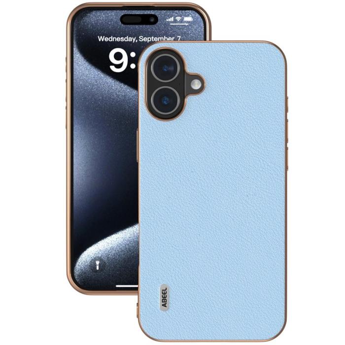 ABEEL - ABEEL iPhone 16 Plus Skal Electroplating Kantskydd Blå