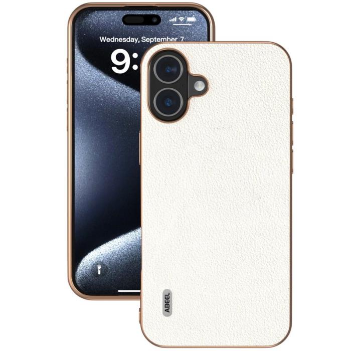 ABEEL - ABEEL iPhone 16 Plus Skal Electroplating Kantskydd Grå