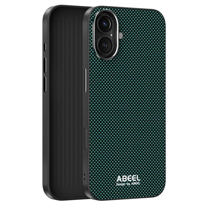 ABEEL - ABEEL iPhone 16 Plus Skal MagSafe Kompatibel Grön