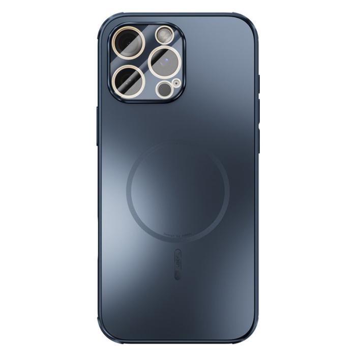 ABEEL - ABEEL iPhone 16 Pro Max Skal Magnetisk TPU PC Kylning Blå