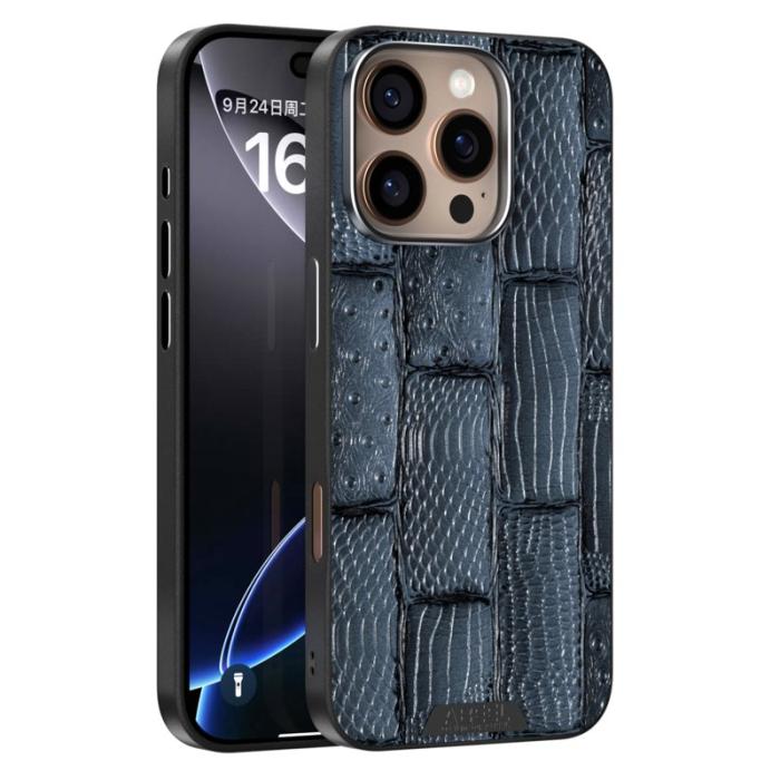 ABEEL - ABEEL iPhone 16 Pro Max Skal MagSafe Beast Textur Blå