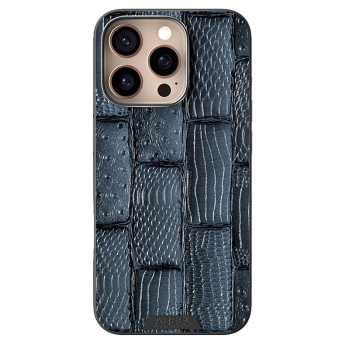 ABEEL - ABEEL iPhone 16 Pro Max Skal MagSafe Beast Textur Blå