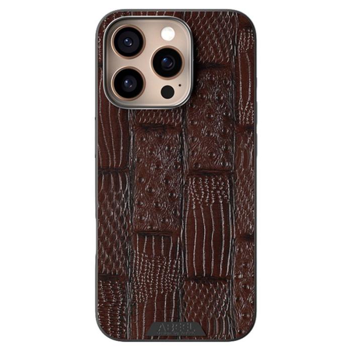 ABEEL - ABEEL iPhone 16 Pro Max Skal MagSafe Beast Textur Kaffe