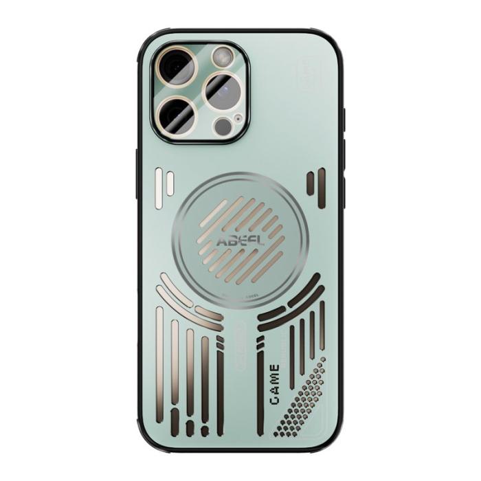 ABEEL - ABEEL iPhone 16 Pro Skal Aluminium + PC + TPU - Ljusgrön