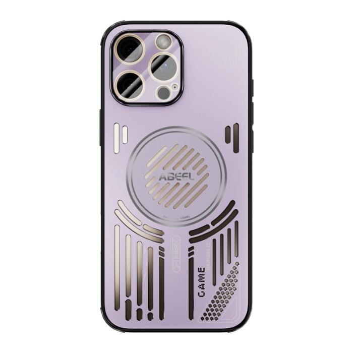 ABEEL - ABEEL iPhone 16 Pro Skal Aluminium + PC + TPU - Rosa Lila