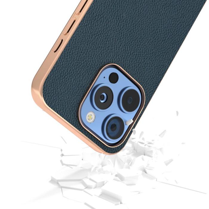 ABEEL - ABEEL iPhone 16 Pro Skal Horizon Series Grön Läder + TPU