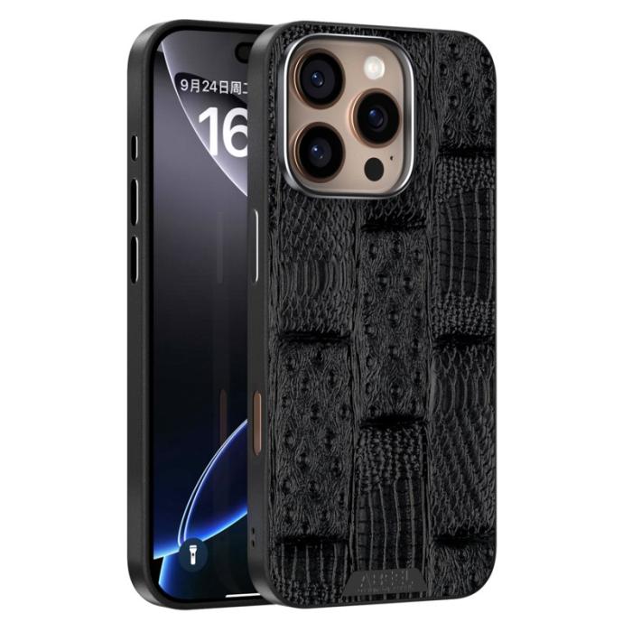 ABEEL - ABEEL iPhone 16 Pro Skal MagSafe Beast Textur Svart