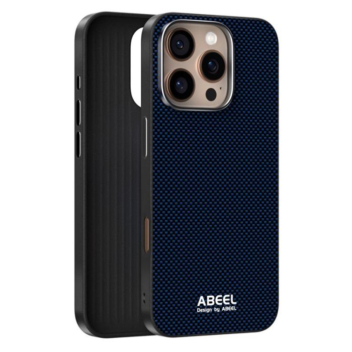 ABEEL - ABEEL iPhone 16 Pro Skal MagSafe Kompatibel Blå