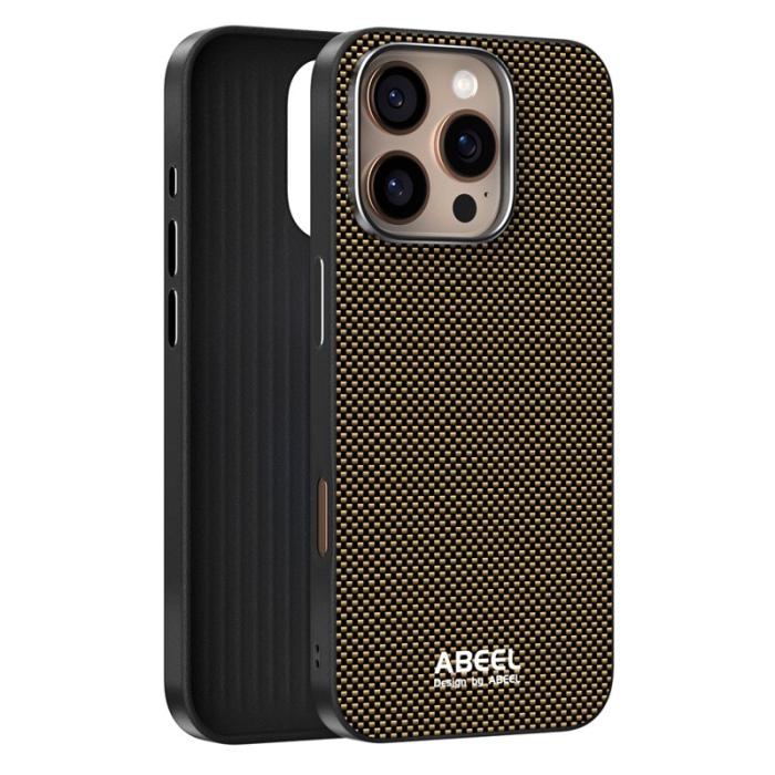 ABEEL - ABEEL iPhone 16 Pro Skal MagSafe Kompatibel Guld